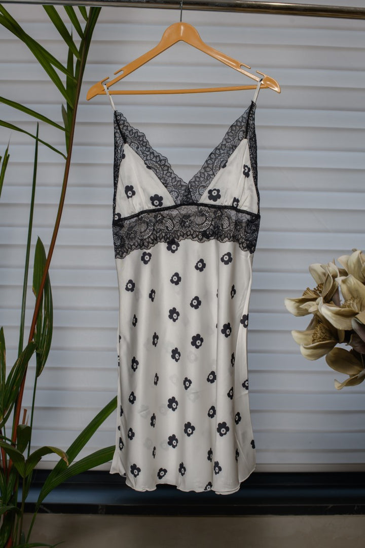 Black & White Night Gown 