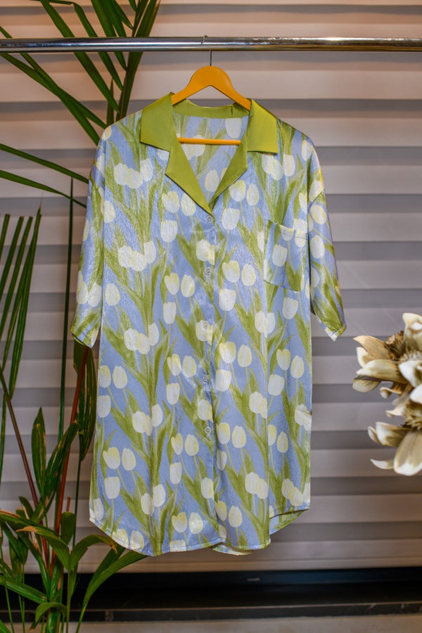 Print Shirt Night Dress
