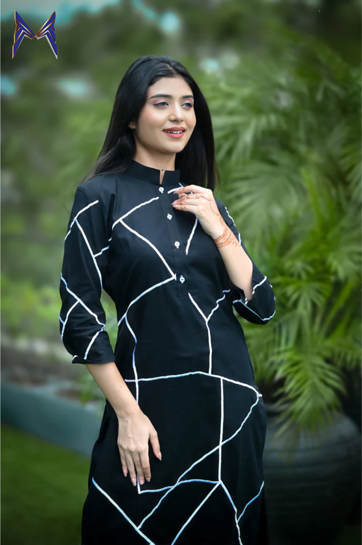 Black Tunic Set for women 