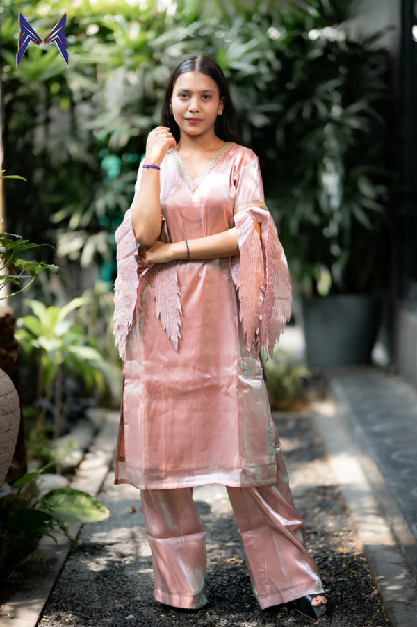 Peach Suit Set for Women 
