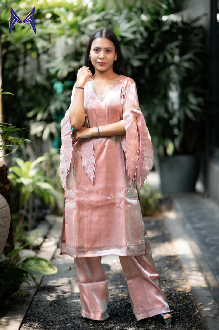 Peach Suit Set for Women 
