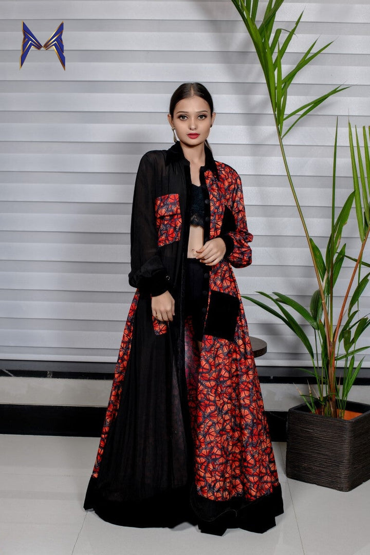 Long Printed Jacket