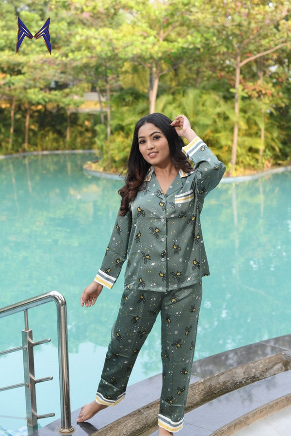 printed night wear for women 