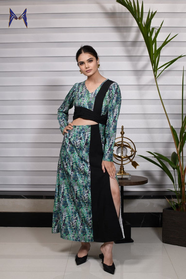 Printed Cutout Dress for women